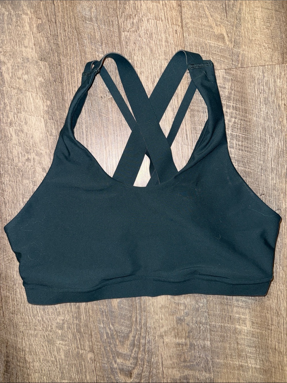 Old Navy Black Crisscross Back Sports Bra